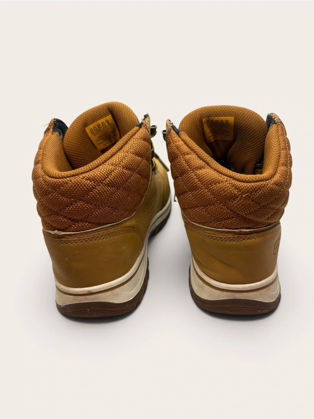 Skechers Men's Tan and Brown Lace-Up Work Boots